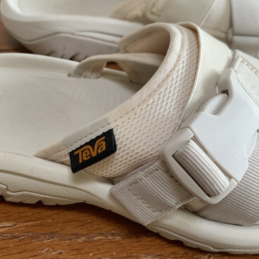 TEVA Hurricane Verge Slide Sandals Women’s Birch Ivory Slip-on Size 7 or 6 Men’s - Picture 3 of 11